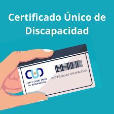 certificado único de descapacidad