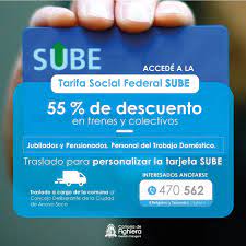 pedí la tarifa social en la sube