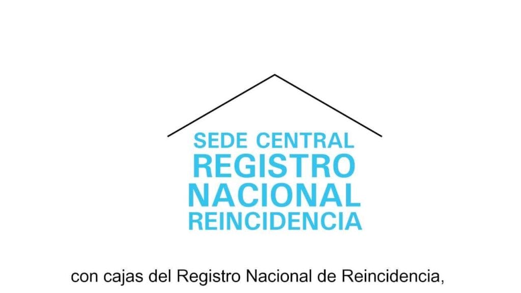 Registro nacional de Reincidencia