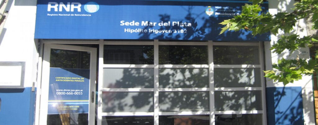 Registro nacional de Reincidencia