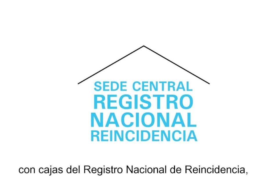 Registro nacional de Reincidencia